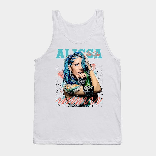 Alissa White Gluz Fan Art Retro design // Vintage Tank Top by Nandin Putri